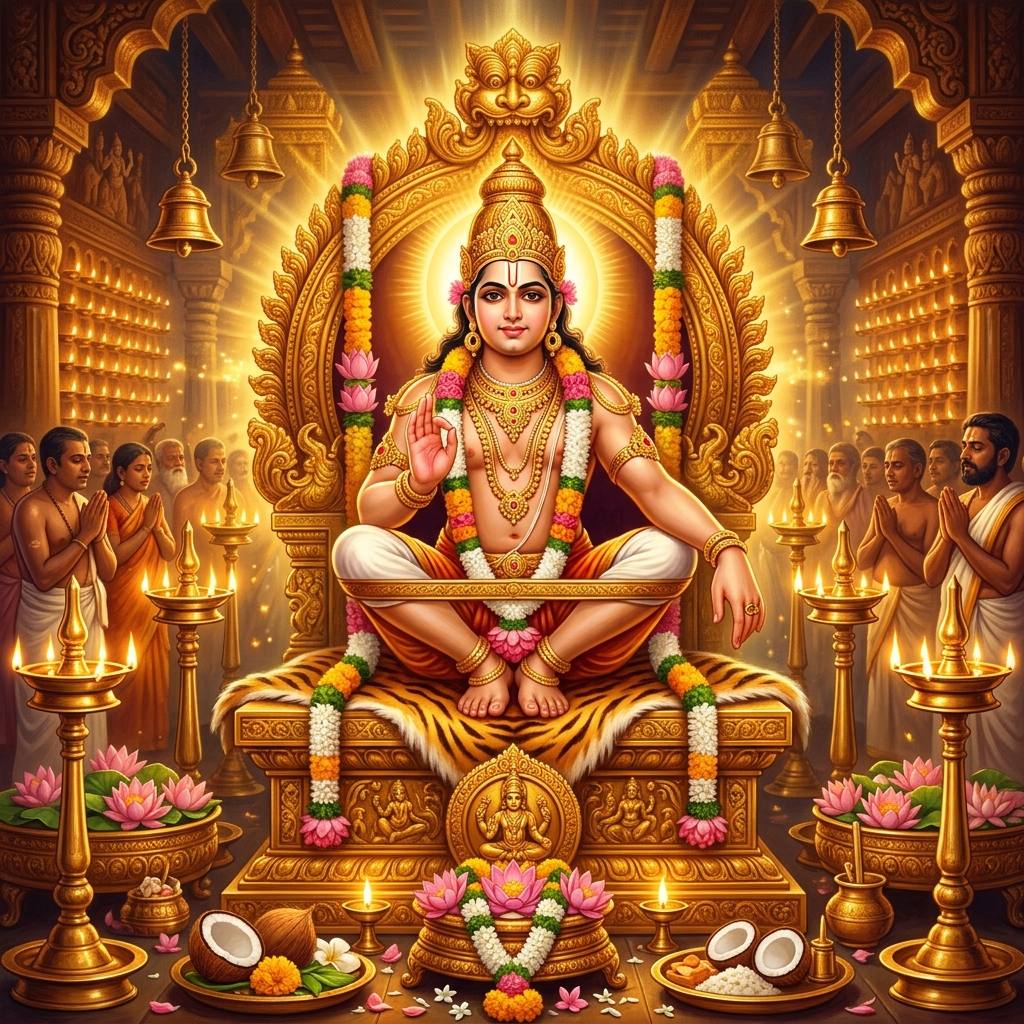 Lord Ayyappan Swami Sabarimala Divine Blessing