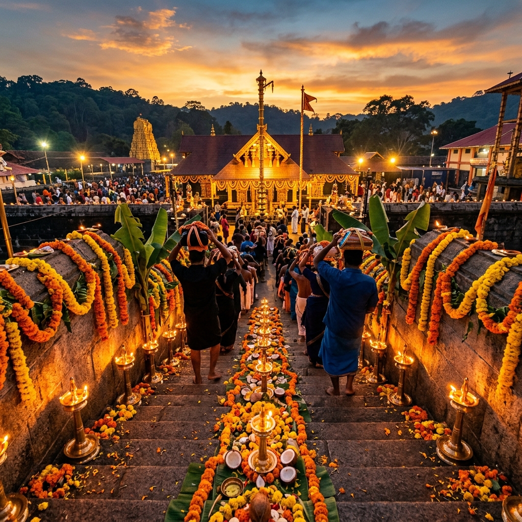 Sabarimala Pathinettam Padi 18 Holy Steps