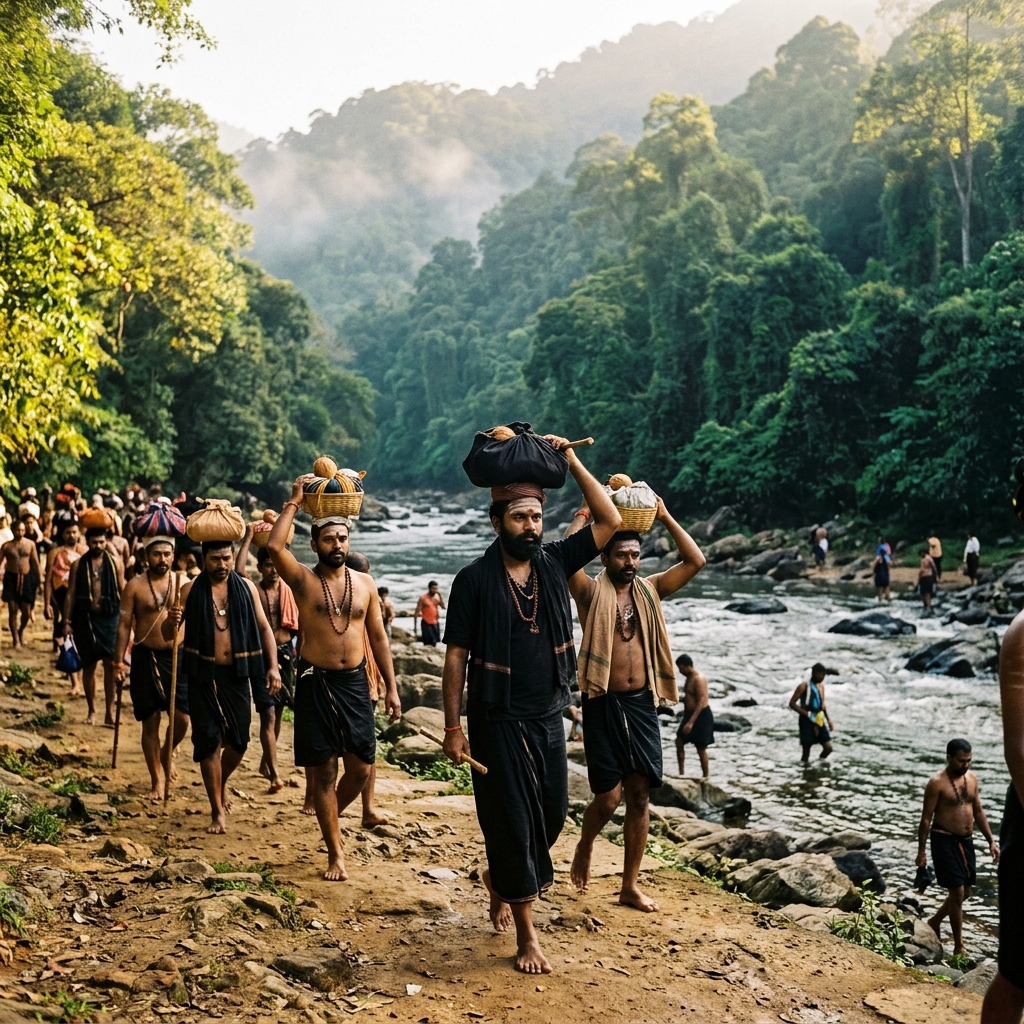 Sabarimala Pamba River Pilgrimage Journey